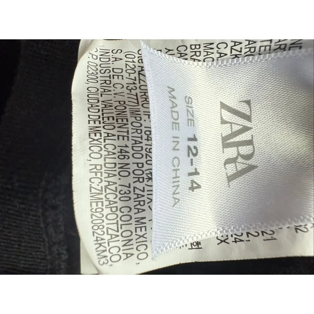 Zara Girls NYC Squad Good Vibes League Short Sleeve T-Shirt Pink Size 12-14